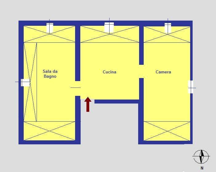 Foto 22 - Attico Via Giacomo Canepa, Genova - planimetria 1