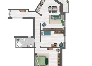 Foto 50 - Appartamento Via Giulio Tanini
 
13, Genova - foto 47