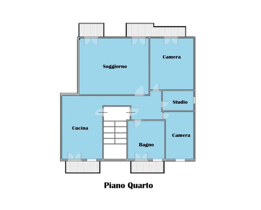 Foto 25 - Appartamento via Simonetti
 
snc, Porto San Giorgio - planimetria 1