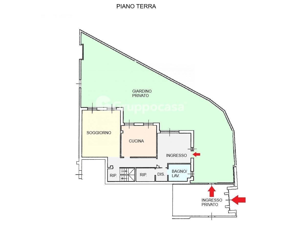 Foto 32 - Trilocale Via Girotti
 
39, Bareggio - planimetria 1