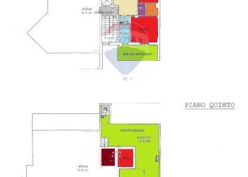 Pianta 2D - Attico Bari - foto 17