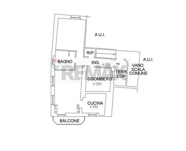 Pianta 2D - Three-room apartment Via Eolo
 
3, Clivio - floor plans 1