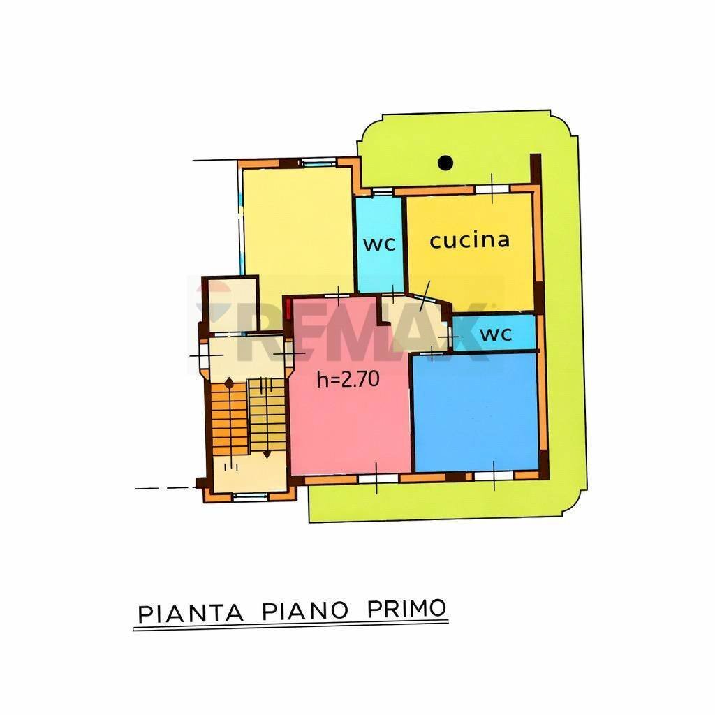 Pianta 2D - Three-room apartment Via Pozzo
 
75, Aci Catena - floor plans 1