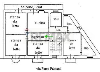 Pianta 2D - Appartamento Via Ferro Fabiani
 
14, Catania - foto 17