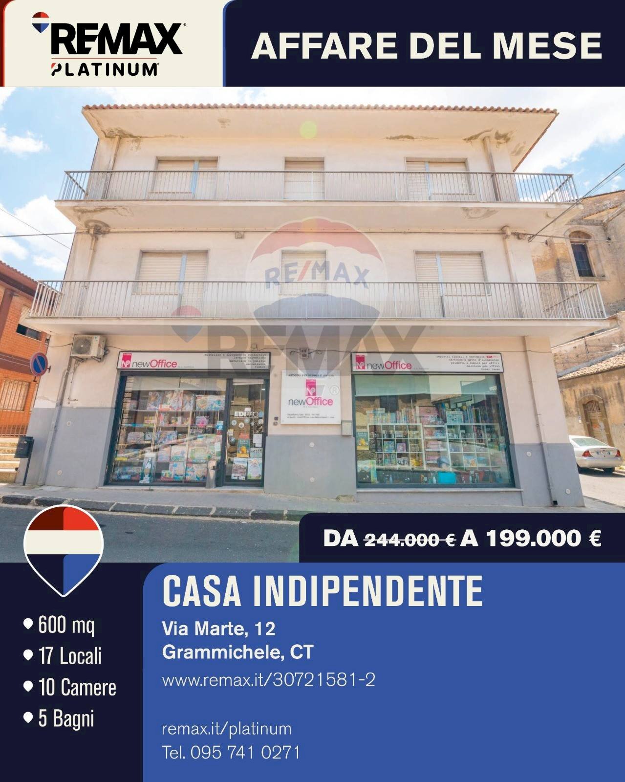 Edificio all\'aperto - Casa indipendente Via  Marte
 
12, Grammichele - foto 1