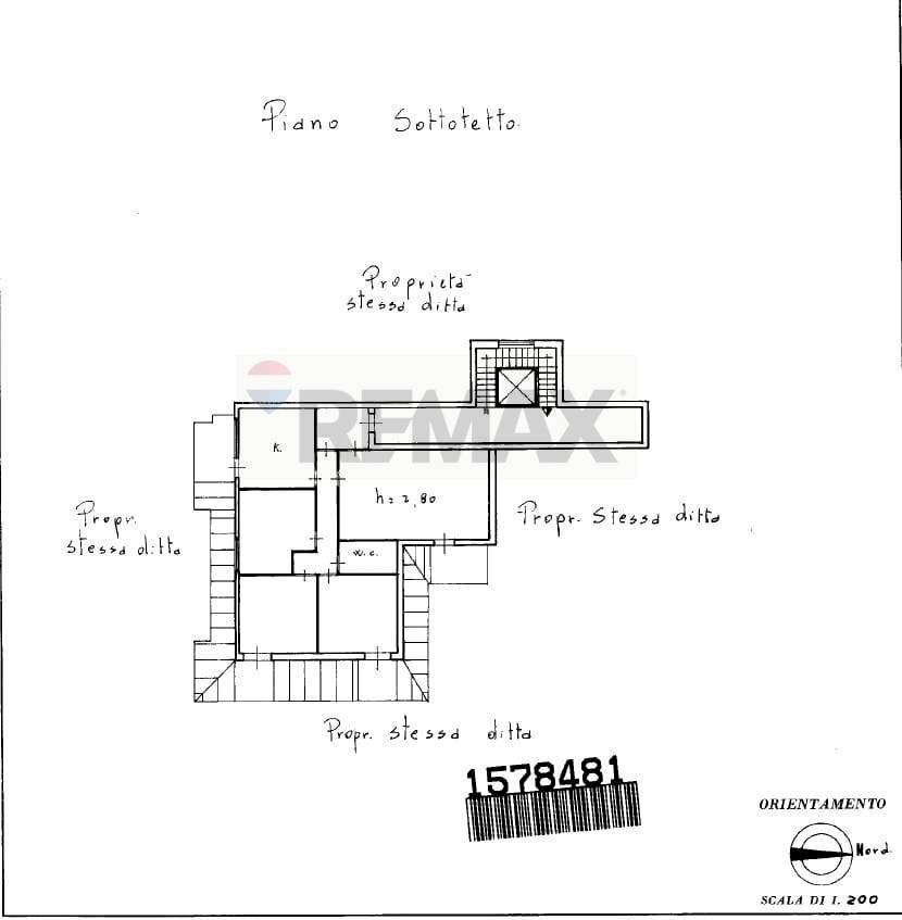 Pianta 2D - Four-room apartment via Francesco Crispi
 
83, Belpasso - floor plans 1