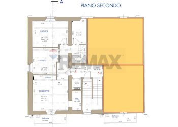 Pianta secondo piano - Quadrilocale VIA ROMA
 
2, Vernio - foto 2