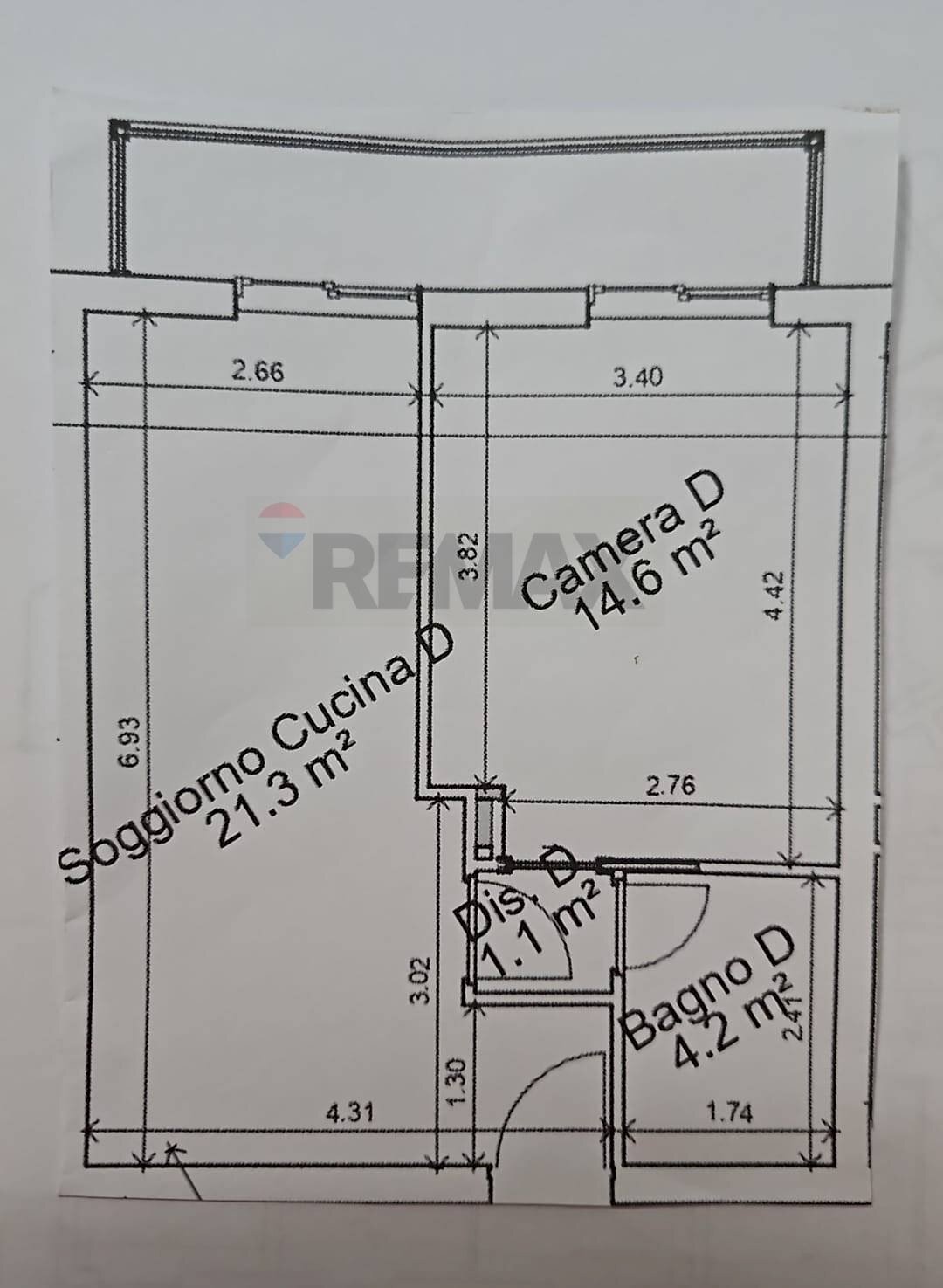 Pianta 2D - Trilocale VIA SICILIA, Siracusa - planimetria 1