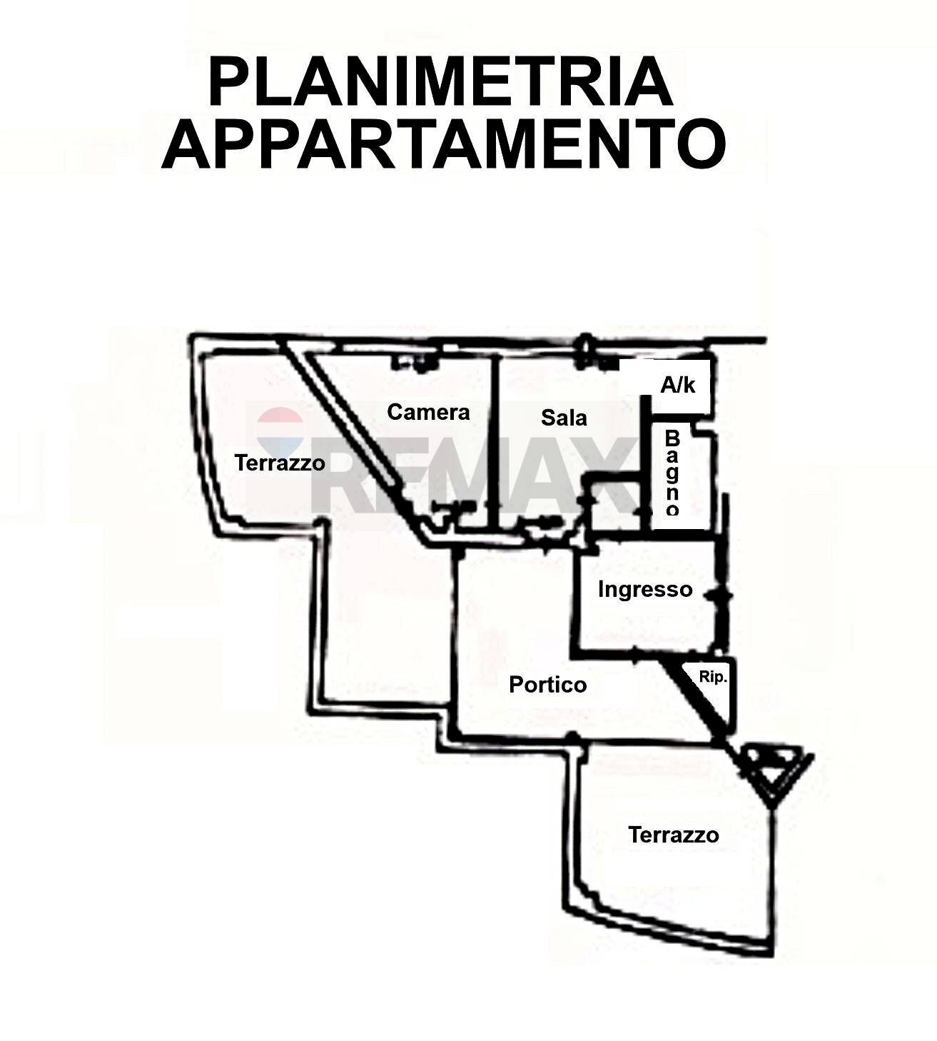 Pianta 2D - Appartamento L'Aquila - planimetria 1