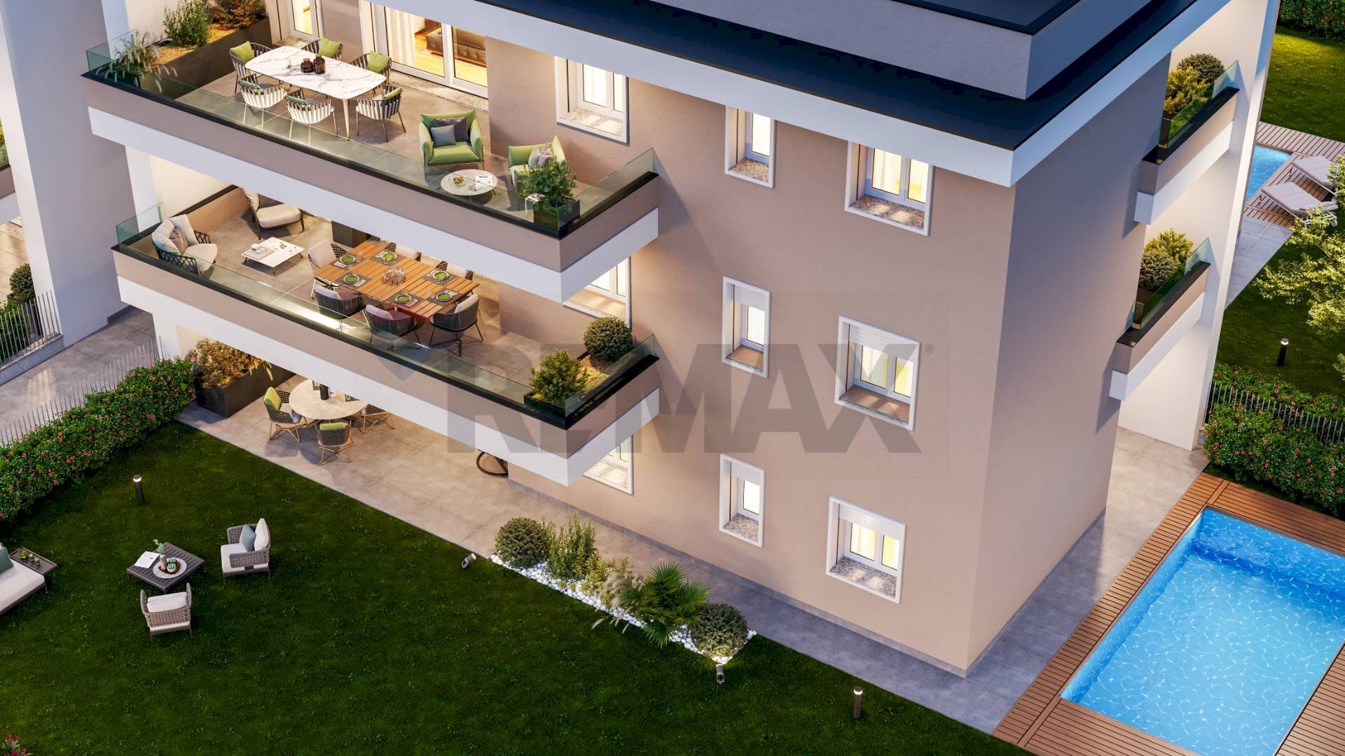 Pianta 3D - Quadrilocale VIA BUONARROTI, Busnago - foto 2