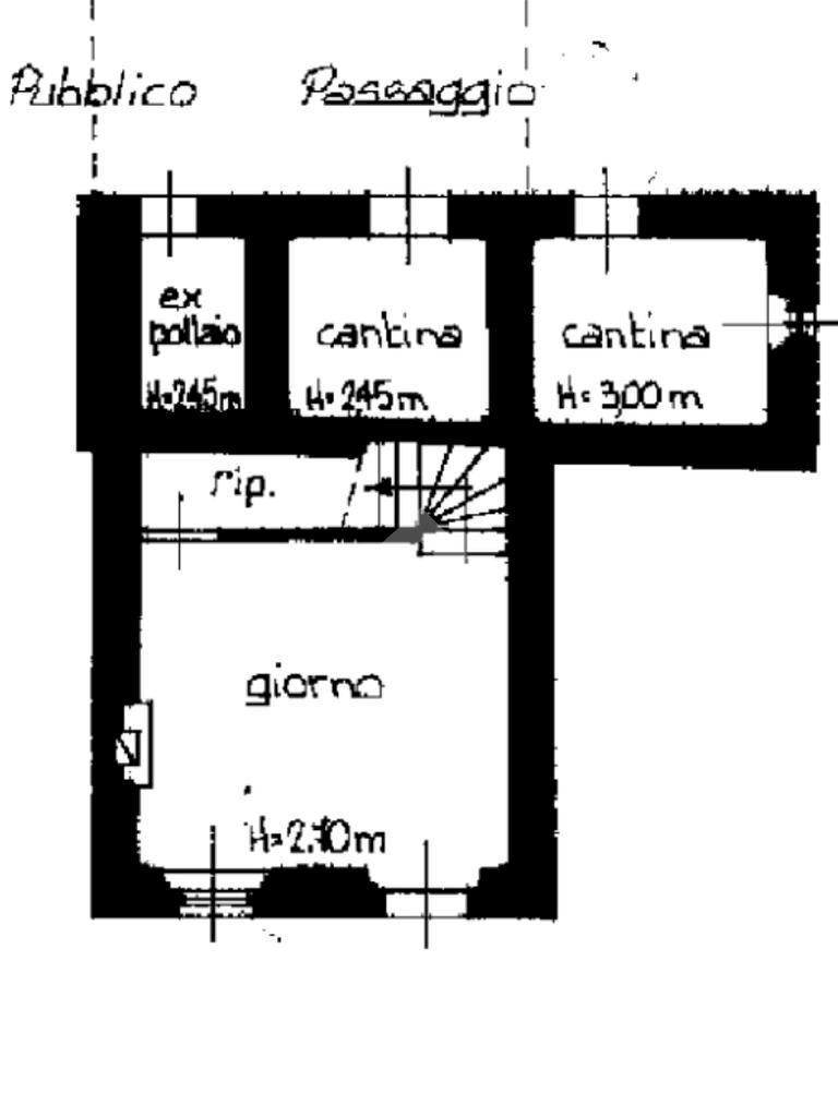 Semi-detached house Sauna di corniglio, Corniglio - floor plans 1