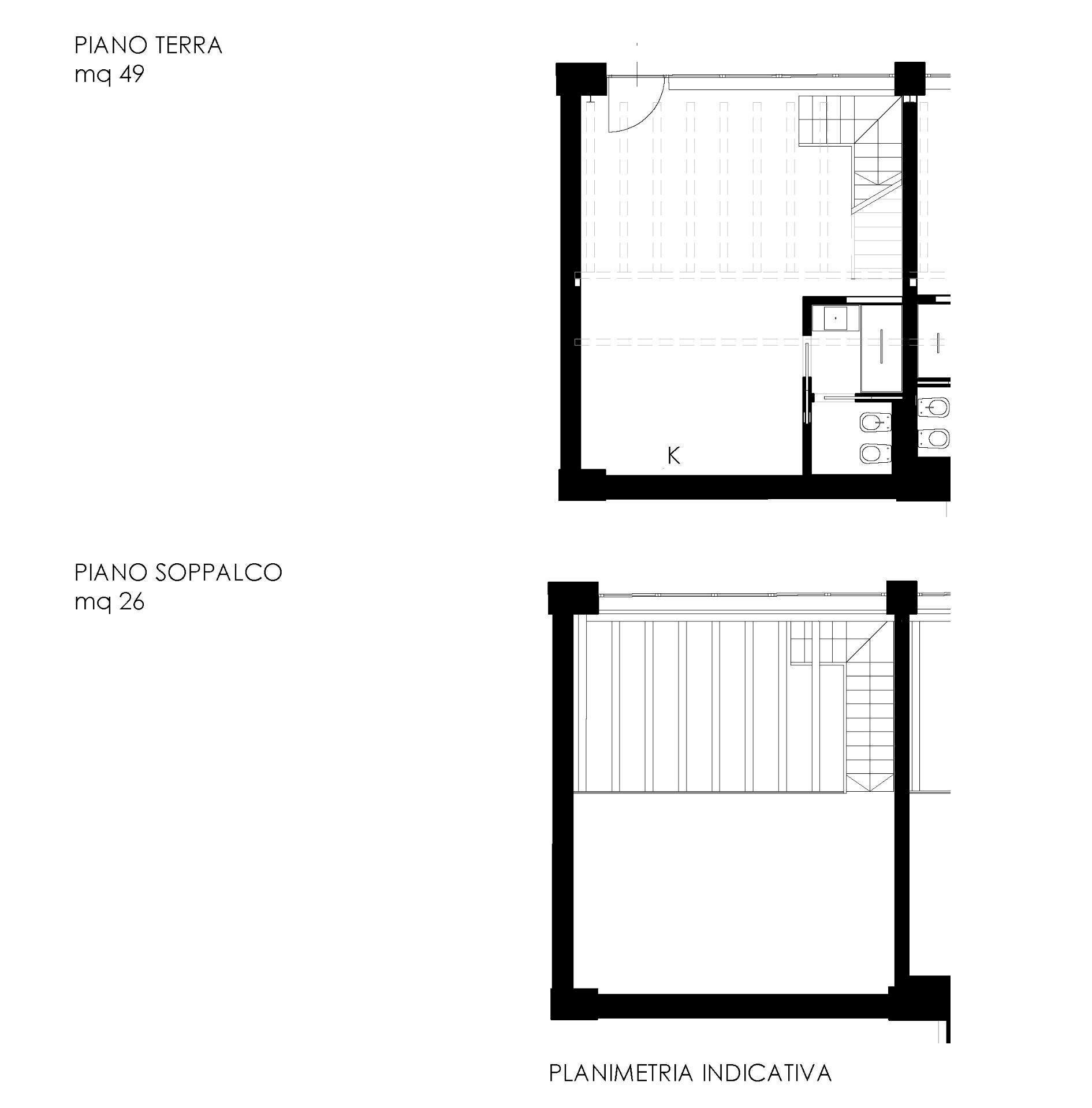 Foto 27 - Loft Via Pisa, Torino - floor plans 1