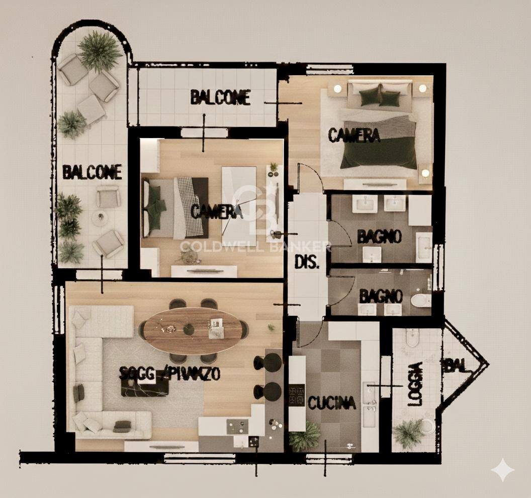 Foto 17 - Appartamento Via Marvelli
 
9, Rimini - planimetria 1