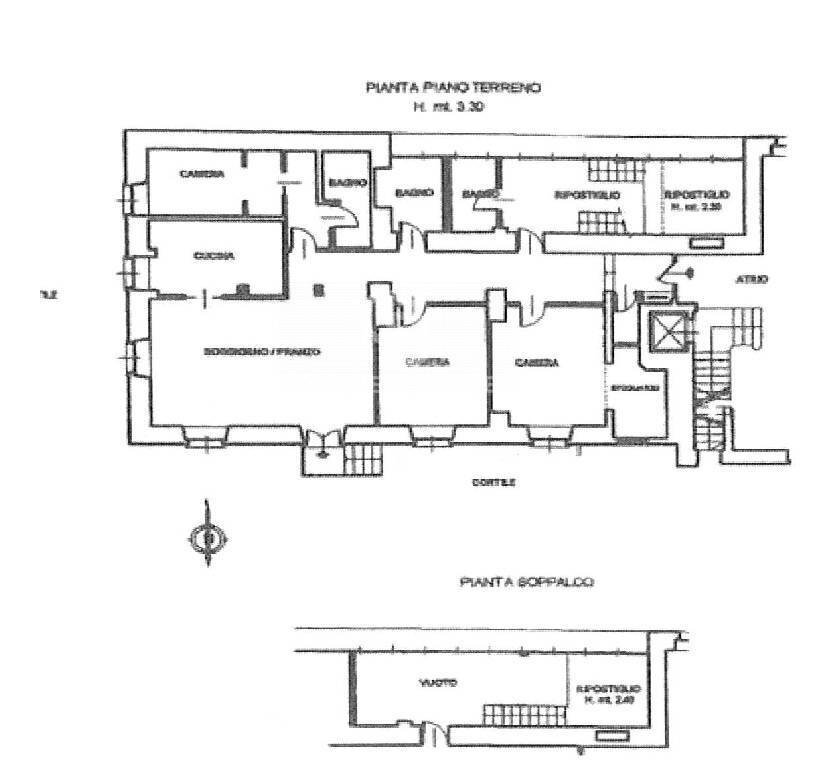 Foto 32 - Appartamento via Santo Garovaglio
 
65, Como - planimetria 1