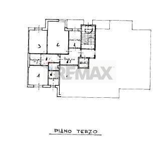 Pianta 2D - Trilocale via Cipro
 
88, Brescia - planimetria 1