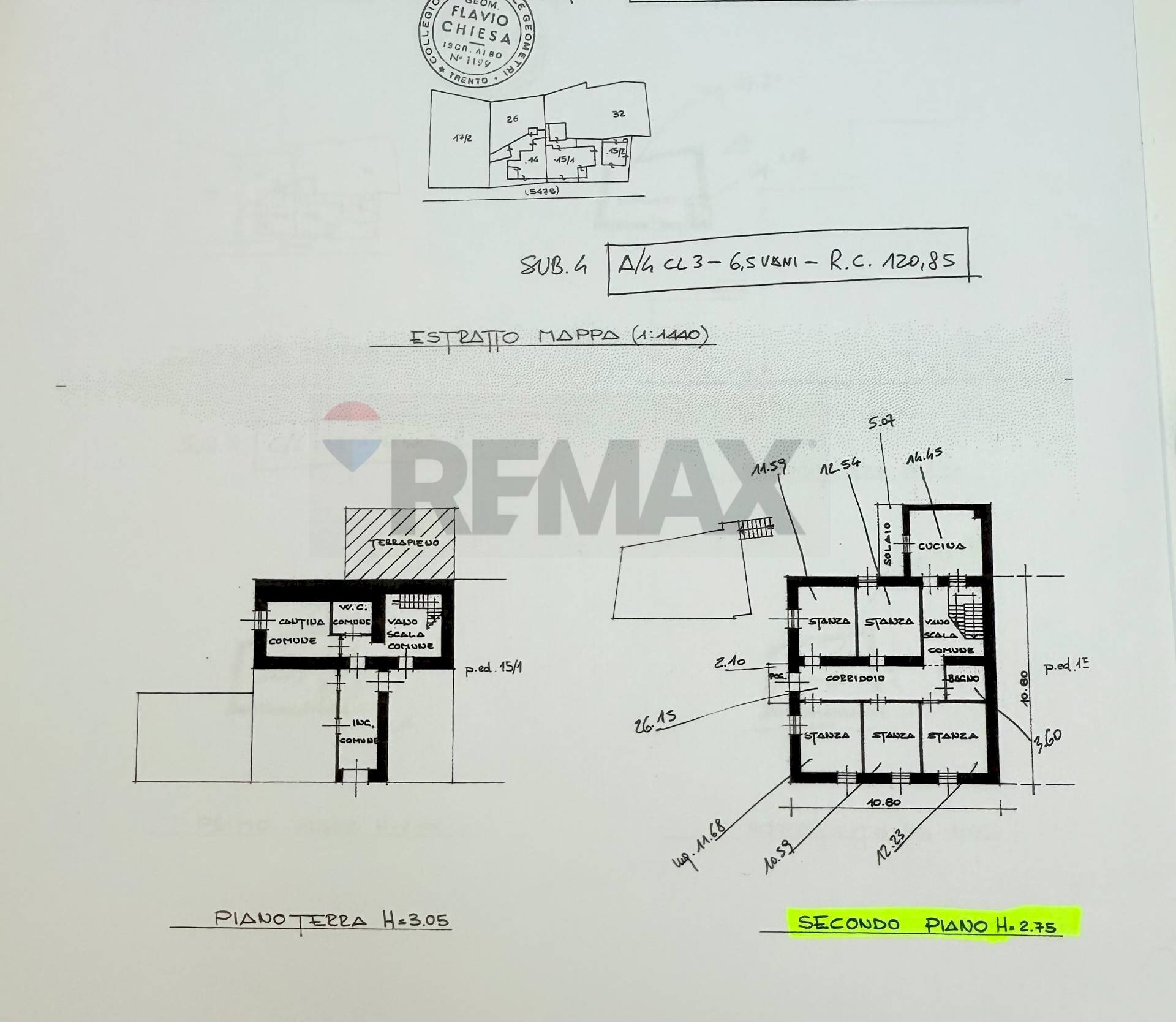 Pianta 2D - Attività Commerciale Rabbi - planimetria 1