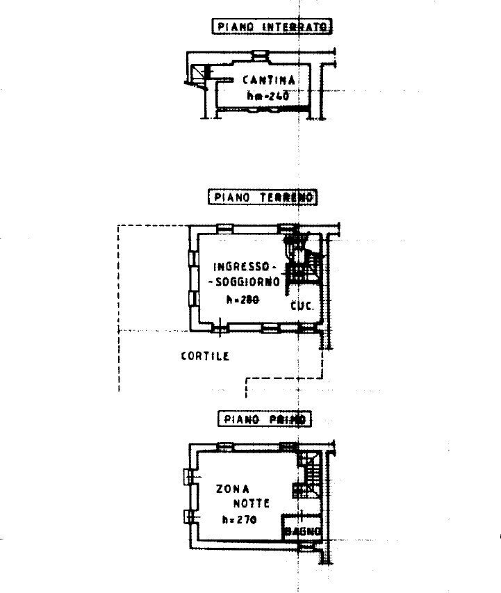 Three-room apartment corso Beato Giovenale Ancina, 17/a, Saluzzo - floor plans 1