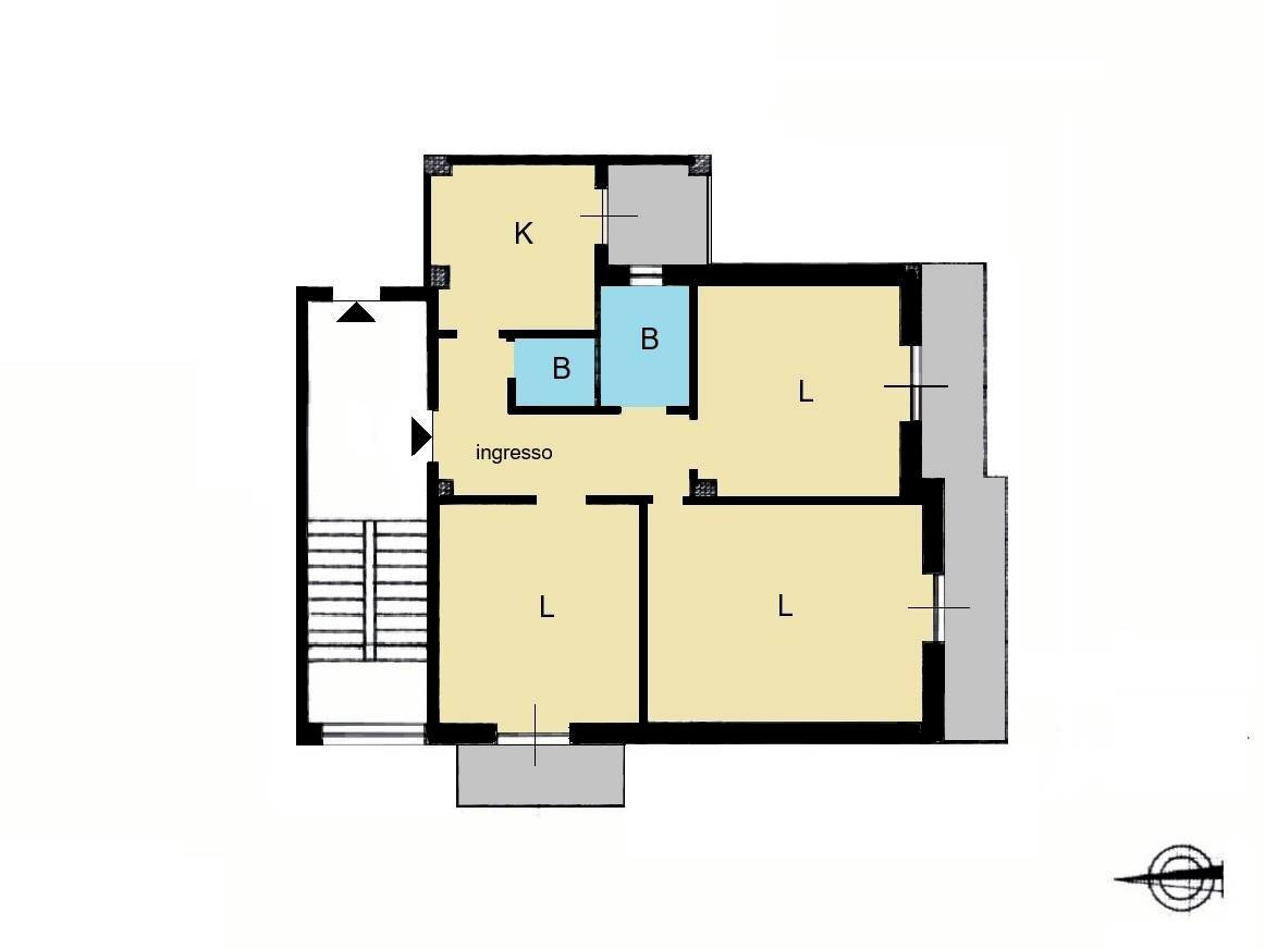 Foto 18 - Quadrilocale via francesco caracciolo
 
53, Catanzaro - planimetria 1