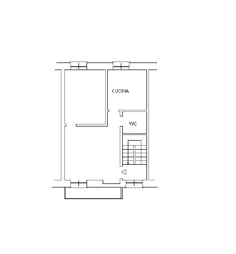 Three-room apartment vico Sinope, Genova (neighborhood Pegli) - floor plans 1