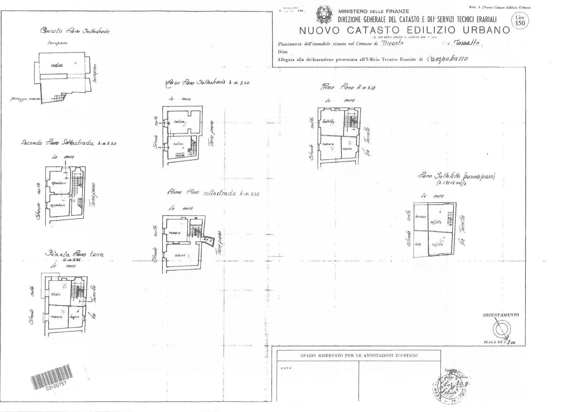 Foto 69 - Stabile - Palazzo Via Torretta, Trivento - planimetria 1