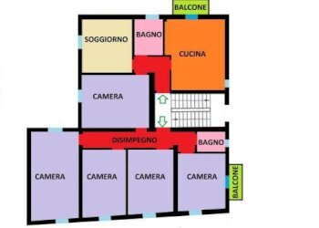 Planimetria - Appartamento via Toscana, 1, Bologna (zona Colli) - foto 16