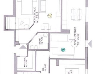 Planimetria.jpg - Trilocale Via Acquario 32, Rimini - foto 1