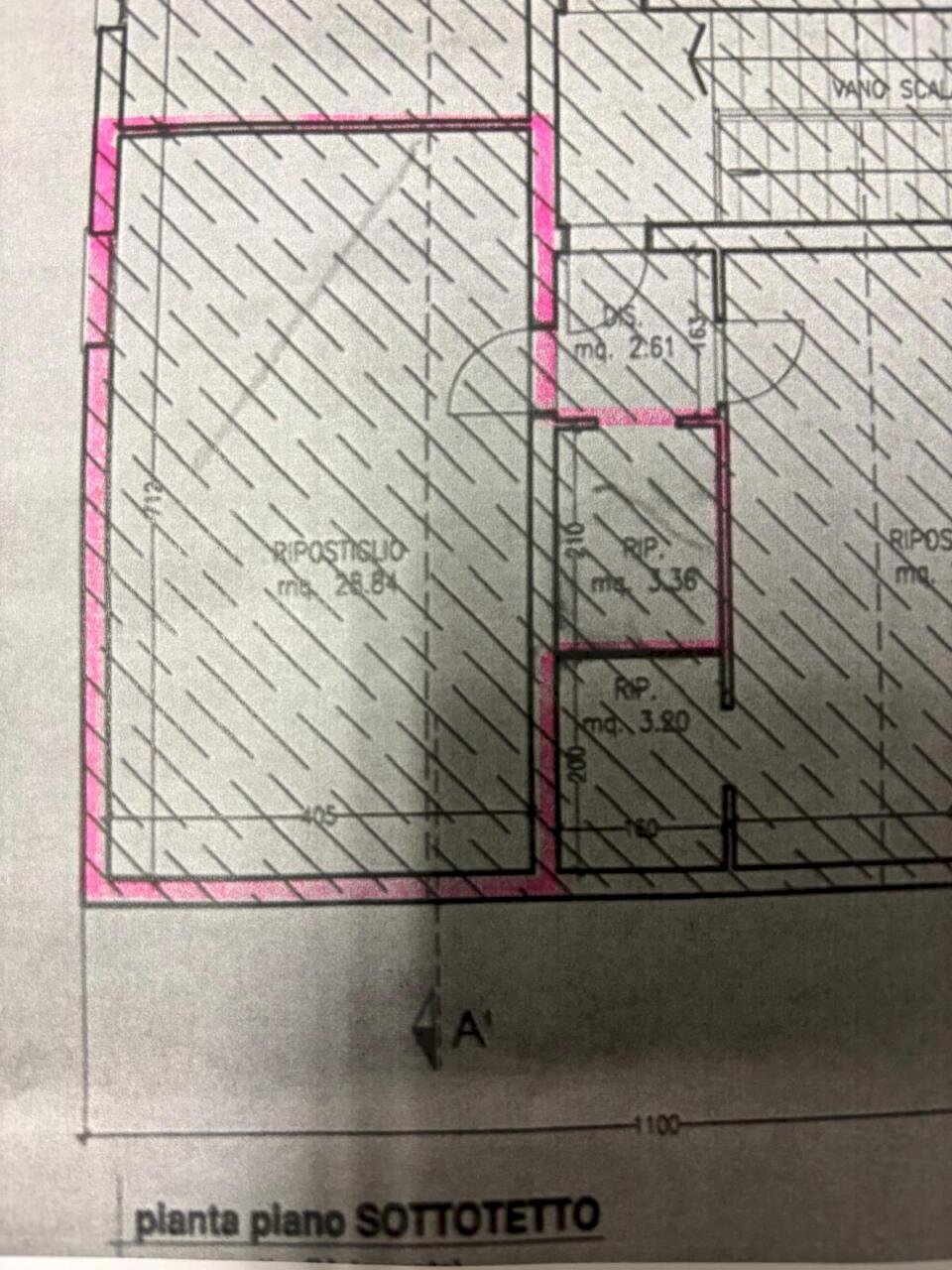1 (11).jpeg - Four-room apartment Via Monte San Michele  11, Rimini - floor plans 1