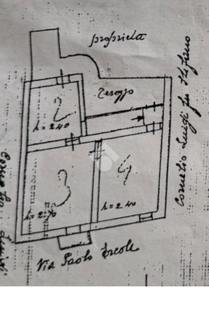 Four-room apartment Via Carbonelli, Felizzano - floor plans 1
