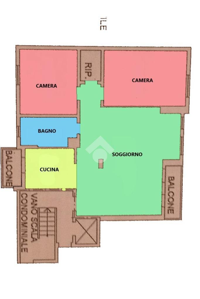 Quadrilocale Viale Brigata Ravenna, Alessandria - planimetria 1