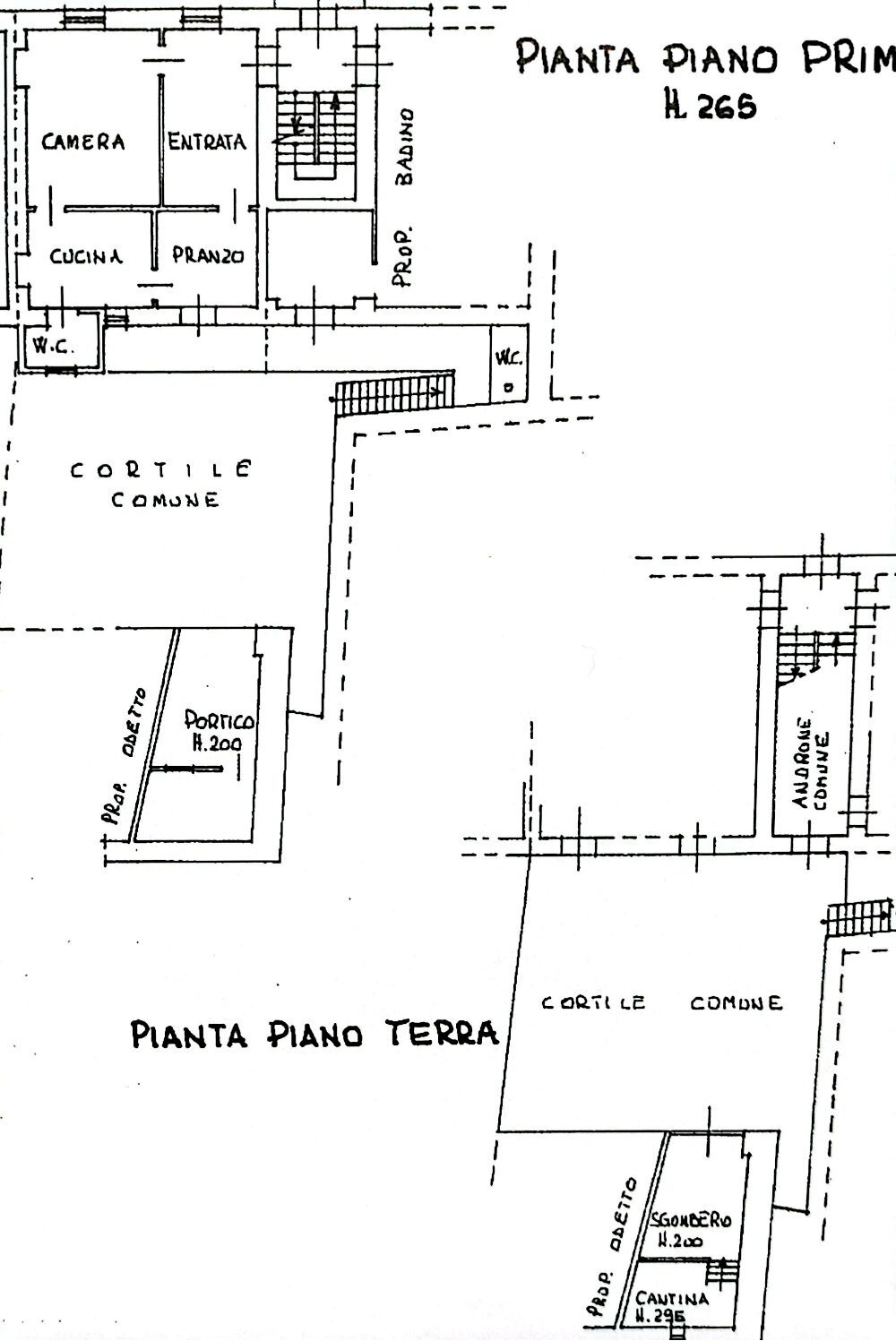 Three-room apartment Via Giacomo Matteotti, 51, Bagnolo Piemonte - floor plans 1