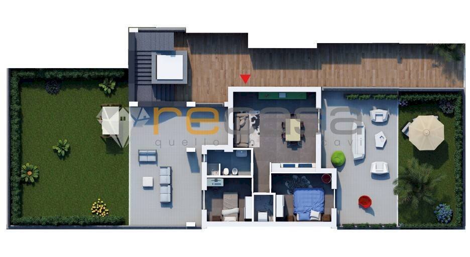 Foto 1 - Trilocale Via Irno - Trivio Granata, Pontecagnano Faiano - planimetria 1