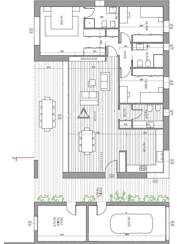 Foto 8 - Villa Via Cendon, Silea - floor plans 1