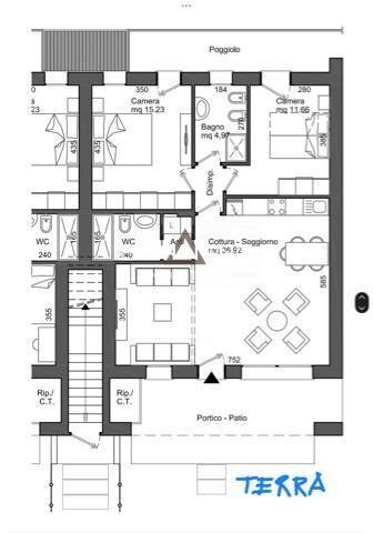 Foto 36 - Trilocale Via Della Libertà
 
1, Villorba - planimetria 1