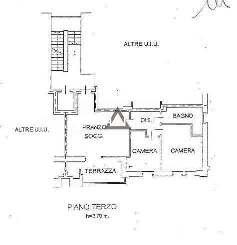 Foto 22 - Trilocale VIA DEI CARPANI, Castelfranco Veneto - planimetria 1