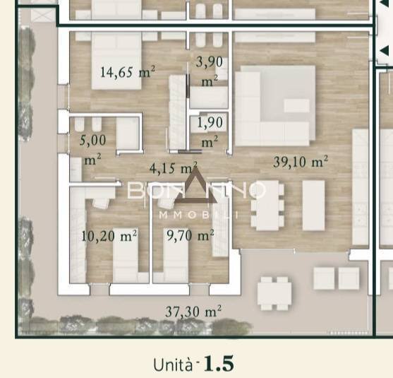 Foto 10 - Quadrilocale VIA LANCENIGO, Treviso - planimetria 1