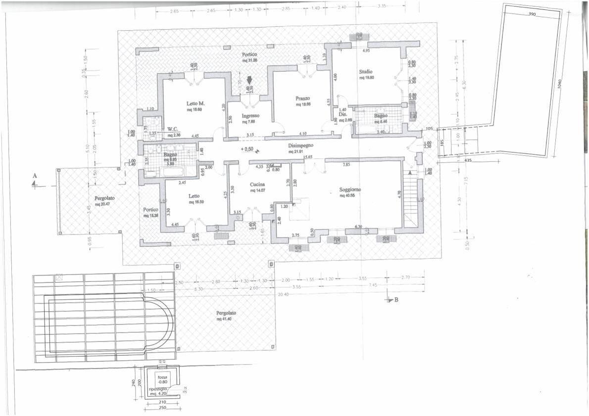 Foto 50 - Villa Via Vittorio Veneto
 
41, Casale sul Sile - planimetria 1