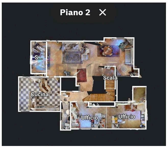 Pianta 3D - Villa Via Don Angelo Testa
 
14, San Giovanni Bianco - planimetria 1