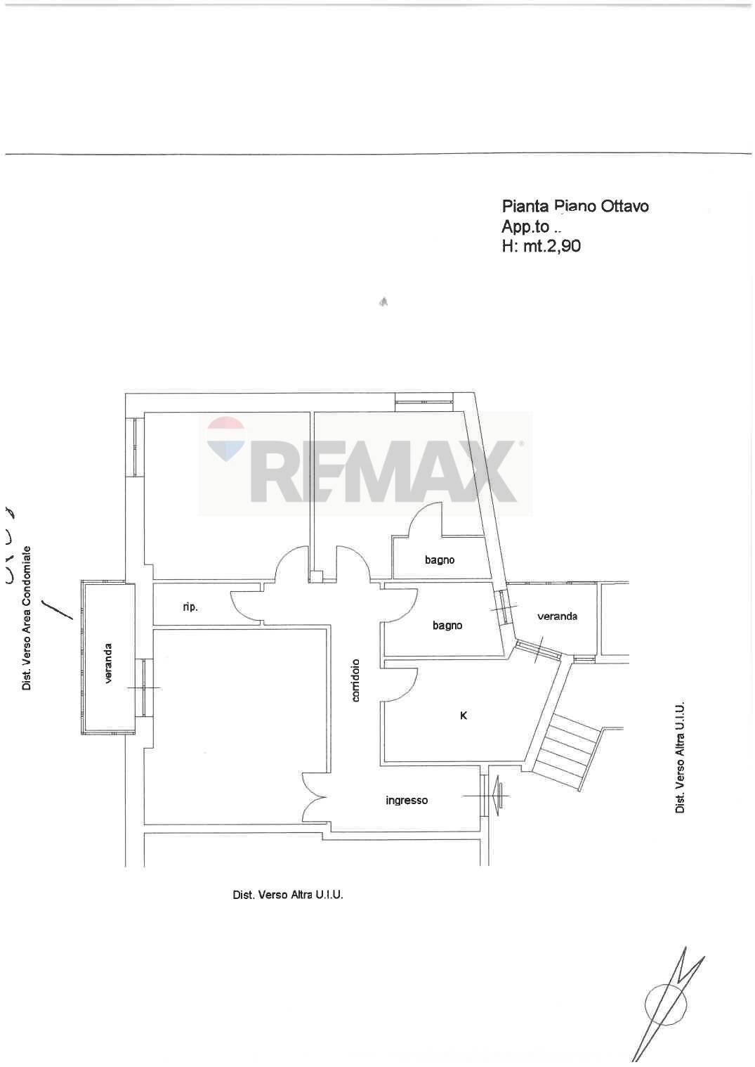 Pianta 2D - Trilocale Via Camillo Peano
 
11, Roma - planimetria 1