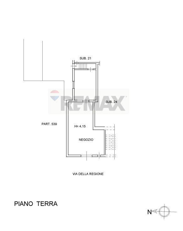 Pianta 2D - Commercial Premises viale della regione
 
3, Catania - floor plans 1