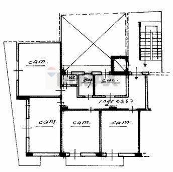 Pianta 2D - Quadrilocale Via Sebastiano Scamporlino
 
6, Francofonte - planimetria 1