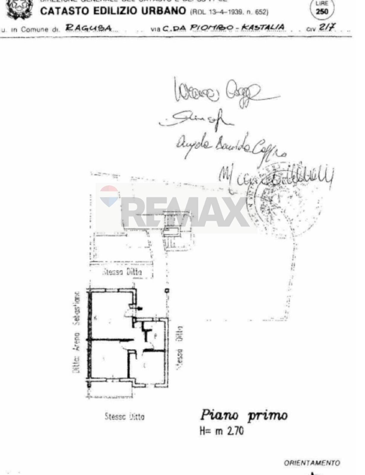 Pianta 2D - Terraced Villa Ragusa - floor plans 1