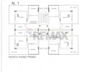 Pianta 2D - Bilocale Via Miramare
 
39, Avola - foto 12