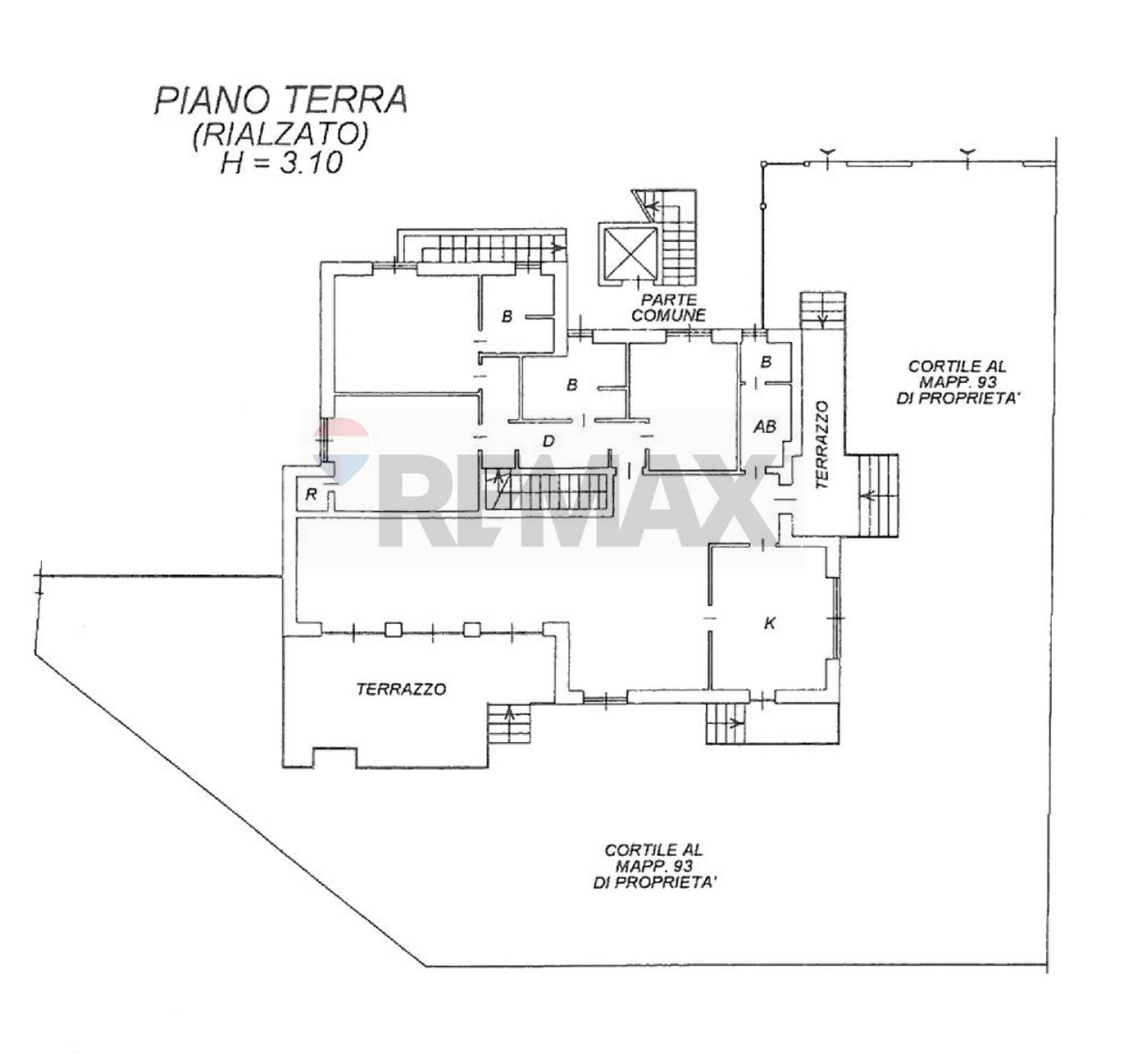 Pianta 2D - Casa semi indipendente via Primaticcio
 
135/b, Milano - planimetria 1
