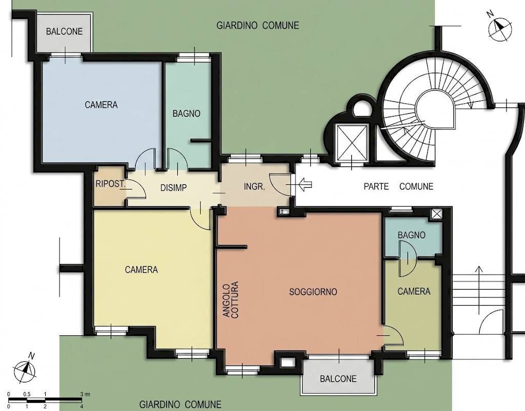 Foto 2 - Four-room apartment Via MONTE CERVINO
 
7, Melzo - photo 2