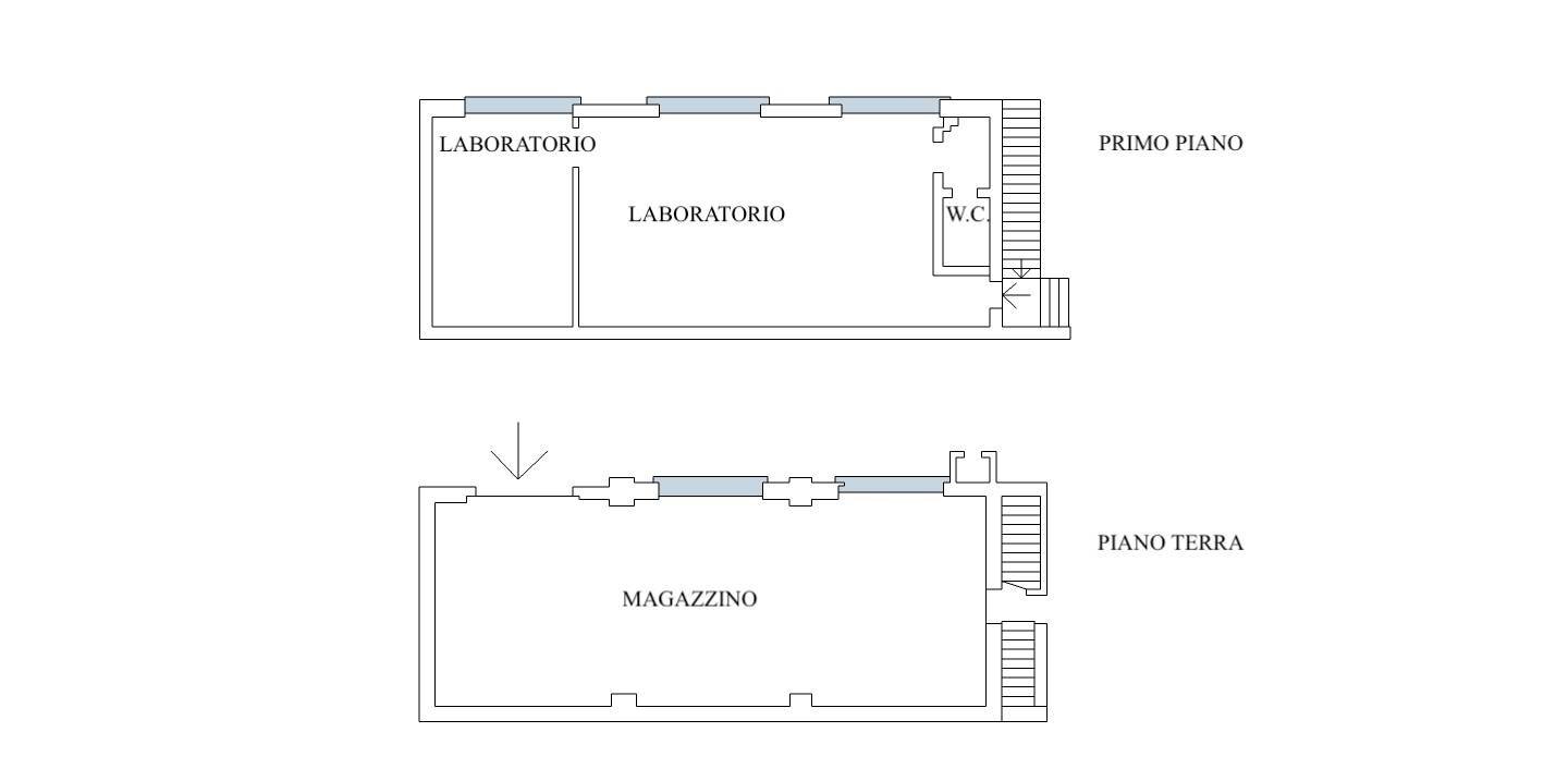 Foto 19 - Laboratorio via Delfico, Milano - planimetria 1