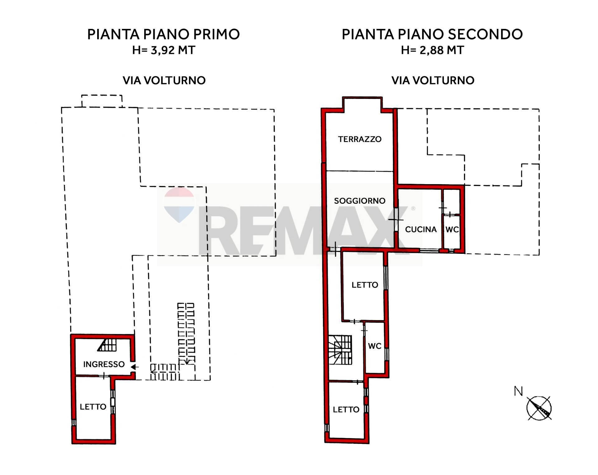 Pianta 2D - Villa Bifamiliare Marsala - planimetria 1