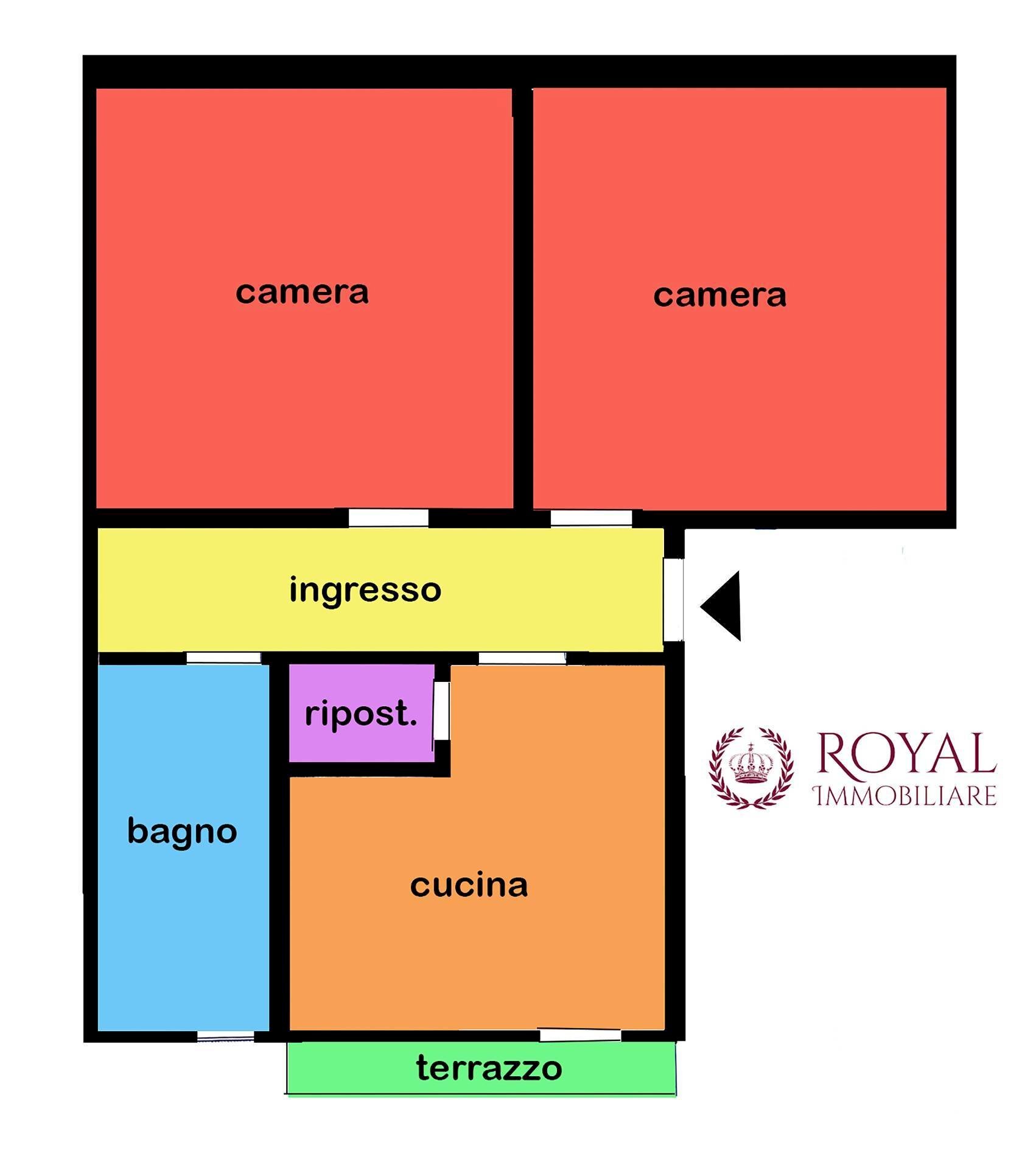 Foto 23 - Three-room apartment Via Della Posta, Livorno - floor plans 1
