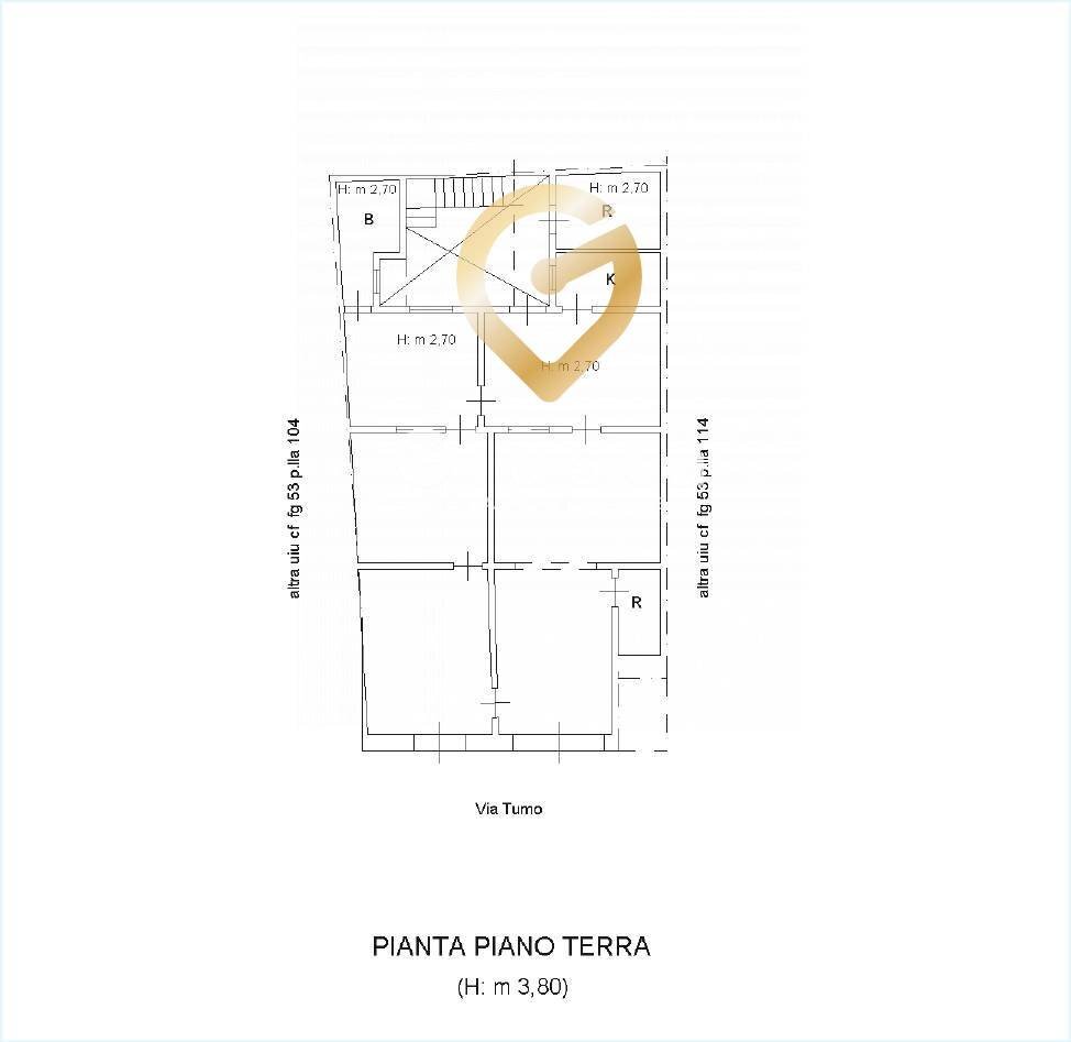 Foto 24 - Semi-detached house Via Tumo
 
87, Mesagne - floor plans 1