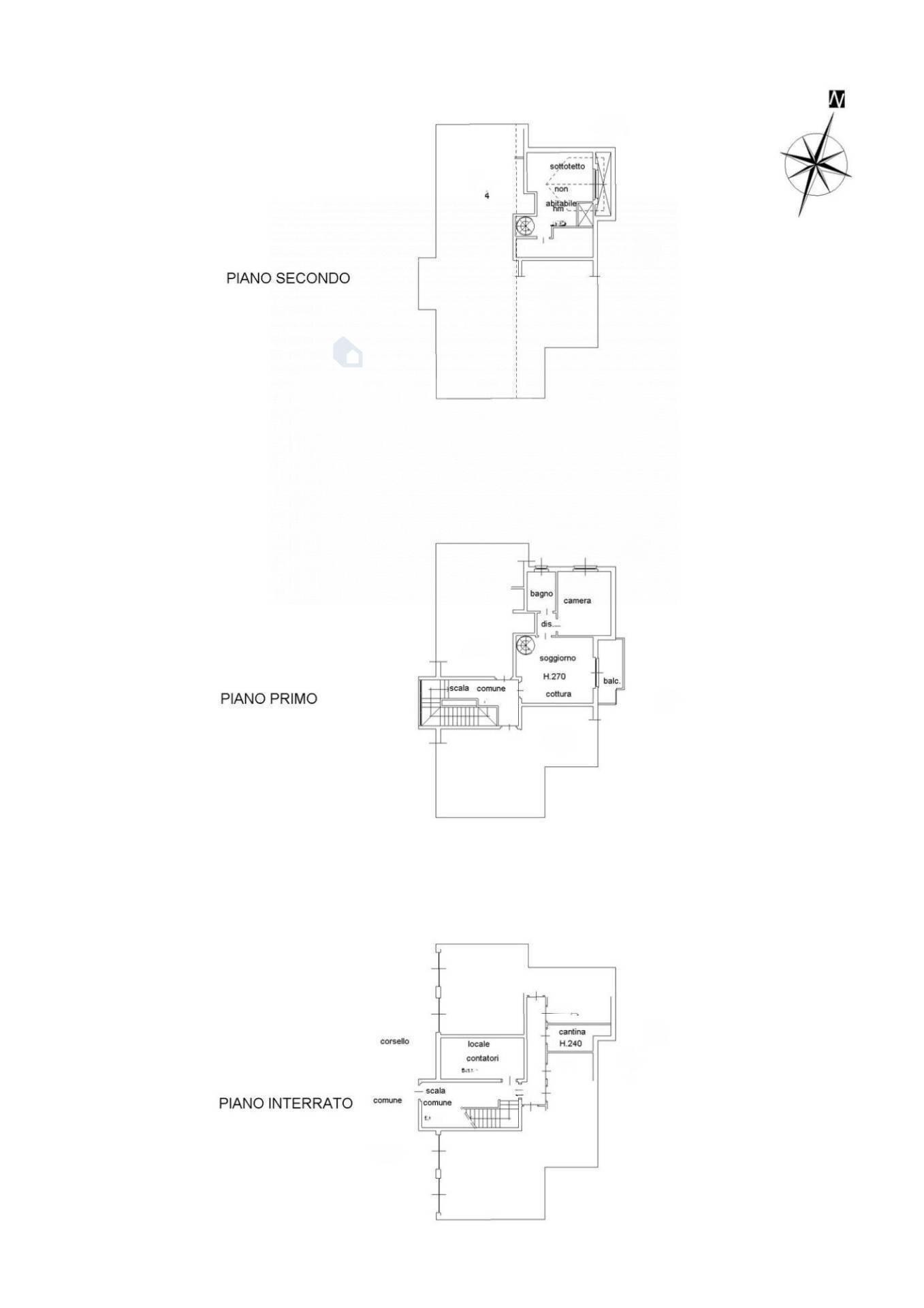 Foto 30 - Three-room apartment VIA VOLTA
 
13, Busnago - floor plans 1
