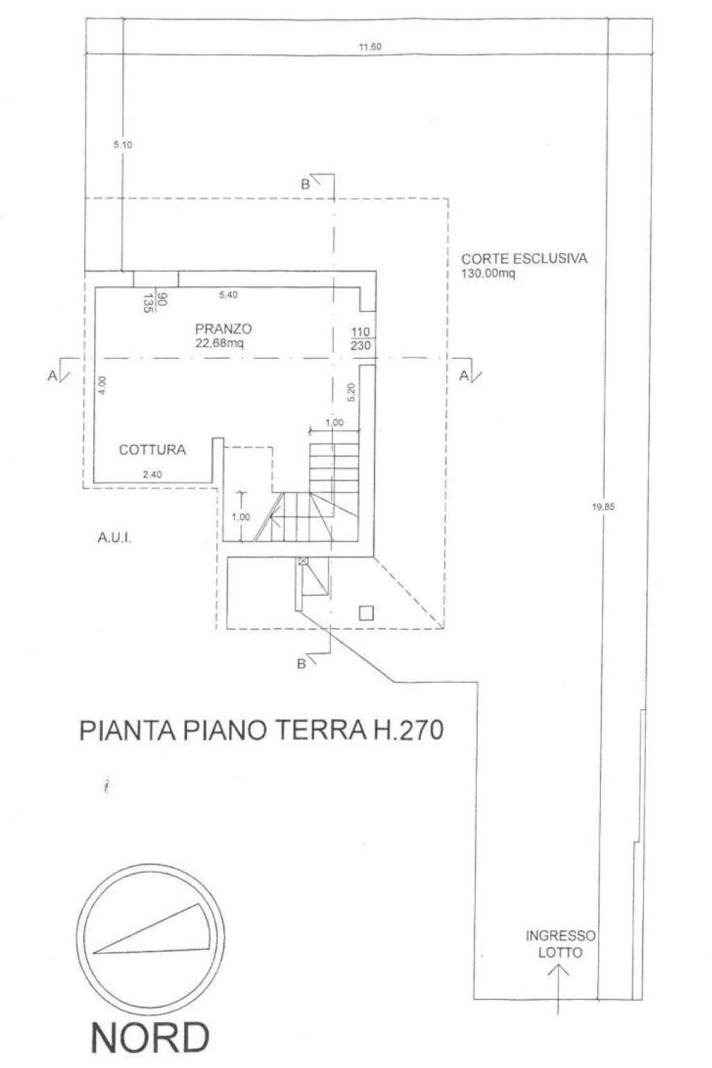 Independent house viale dei Salici, Ravenna (neighborhood Porto Corsini) - floor plans 1